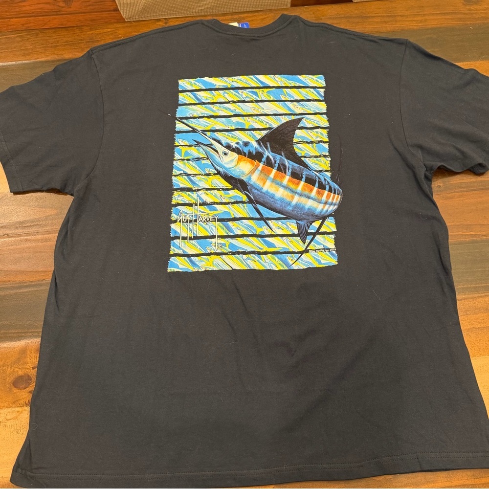 Guy Harvey Marlin Short Sleeve Shirt - Picture 3 of 4
